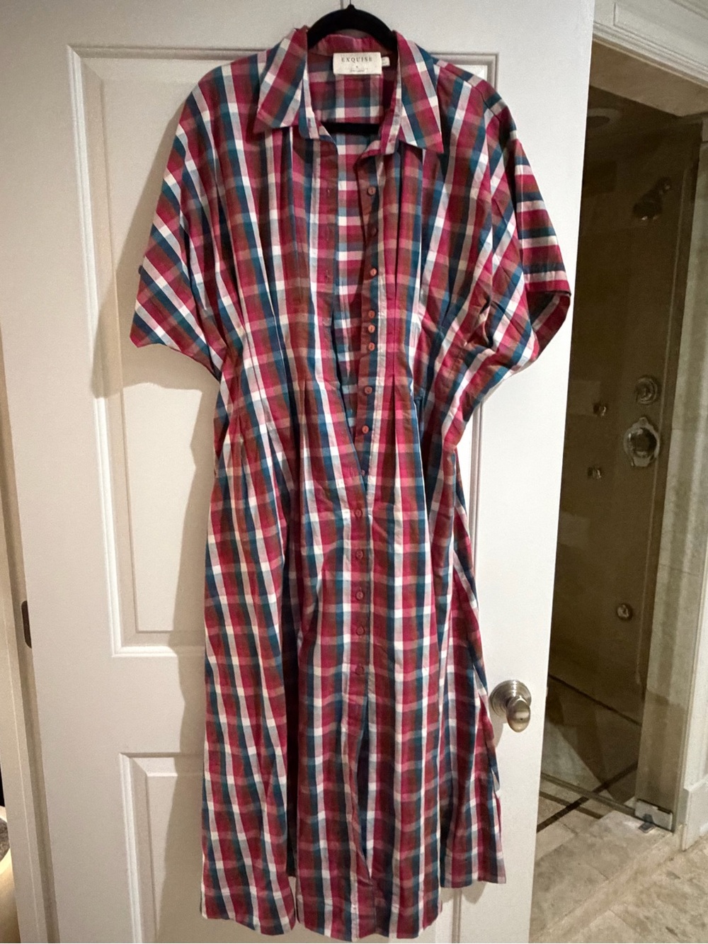 Anthropologie Tobie Exquise Plaid Dress